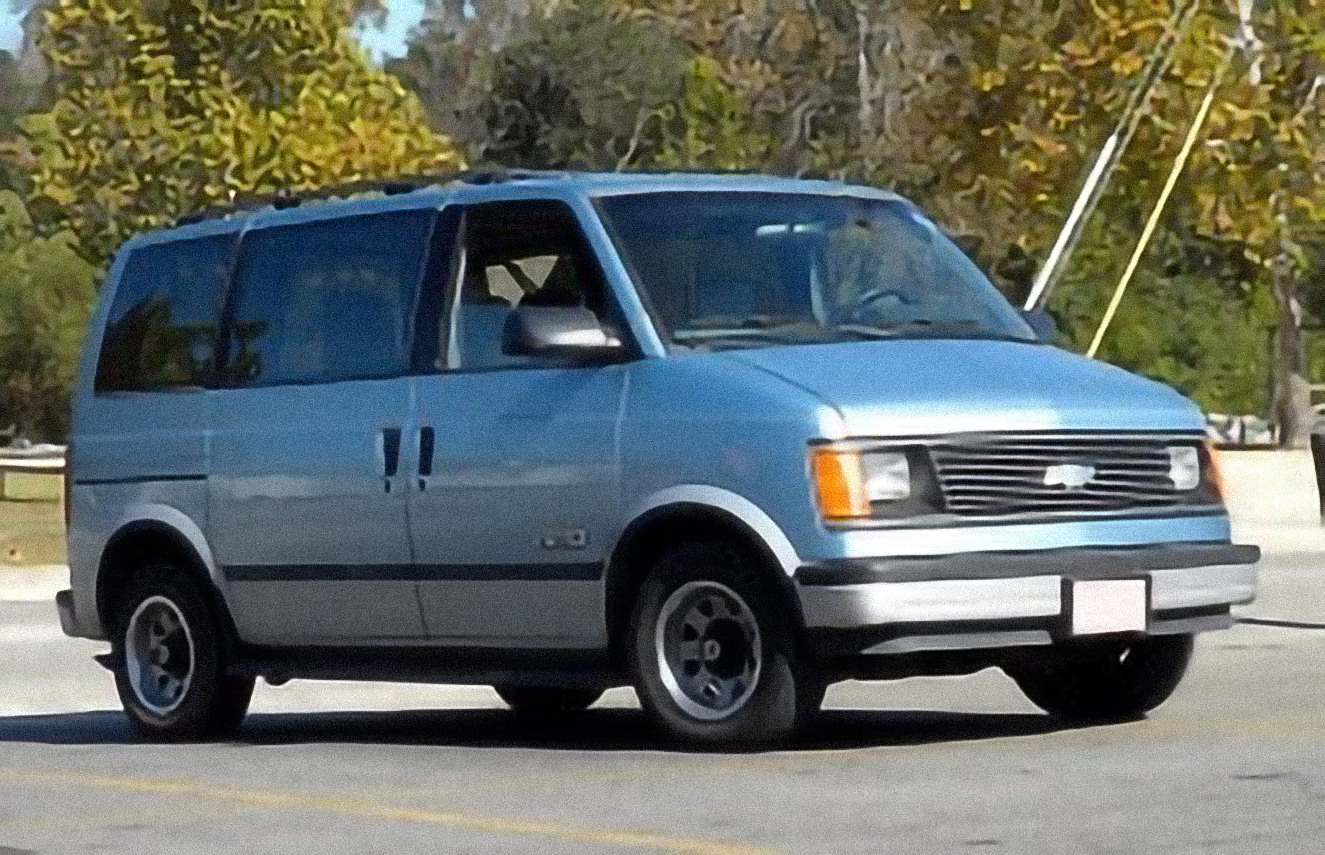 Chevrolet Astro Van – årsmodell 1992 i bild Bild på Chevrolet Astro Van – årsmodell 1992