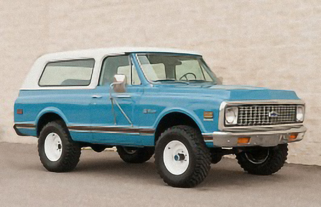 Chevrolet Blazer – årsmodell 1972 i bild Bild på Chevrolet Blazer – årsmodell 1972