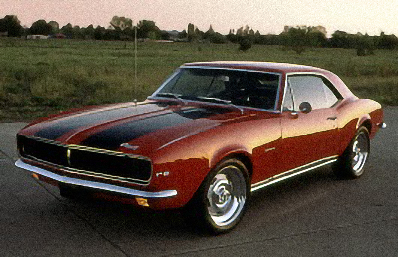 Chevrolet Camaro SS – årsmodell 1968 i bild Bild på Chevrolet Camaro SS – årsmodell 1968