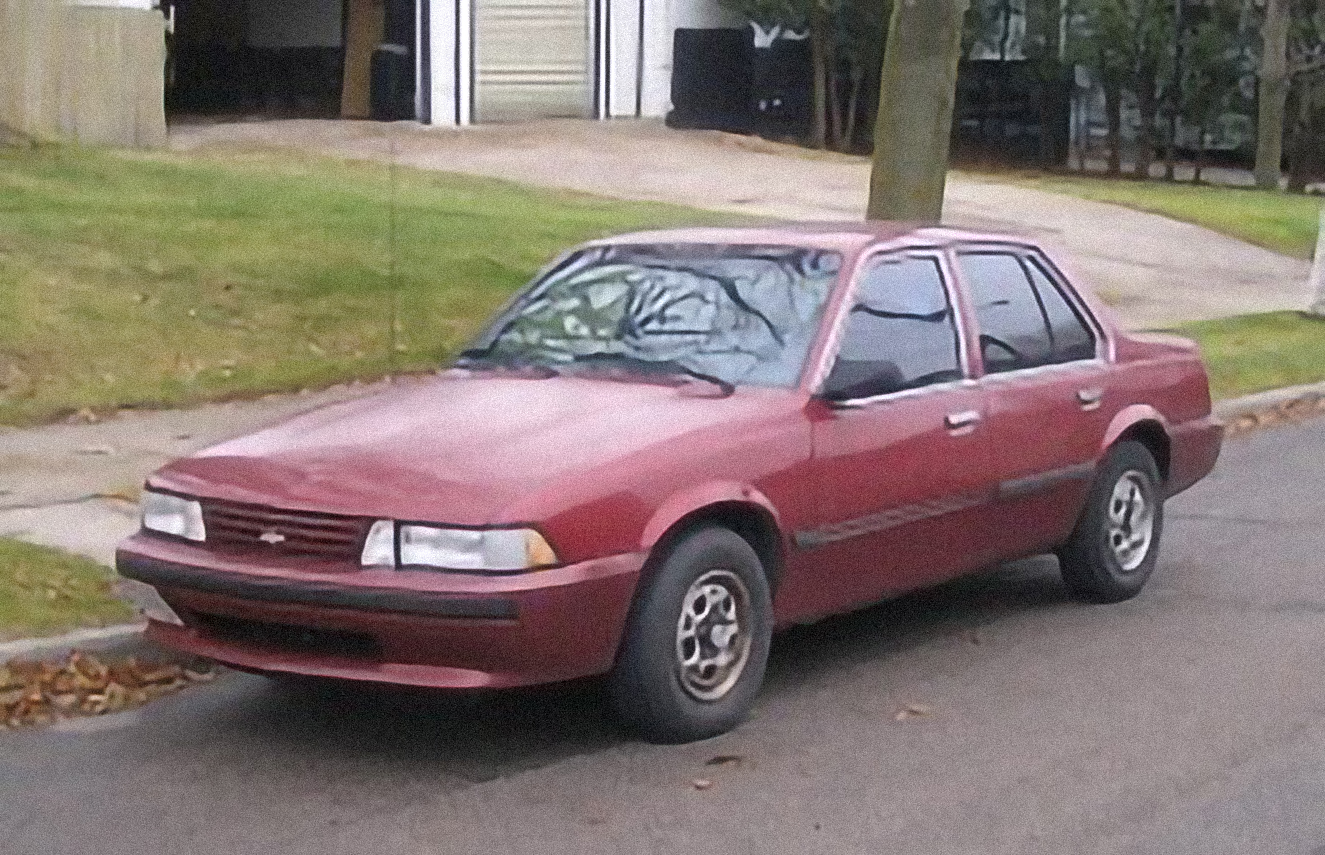Chevrolet Cavalier – årsmodell 1991 i bild Bild på Chevrolet Cavalier – årsmodell 1991