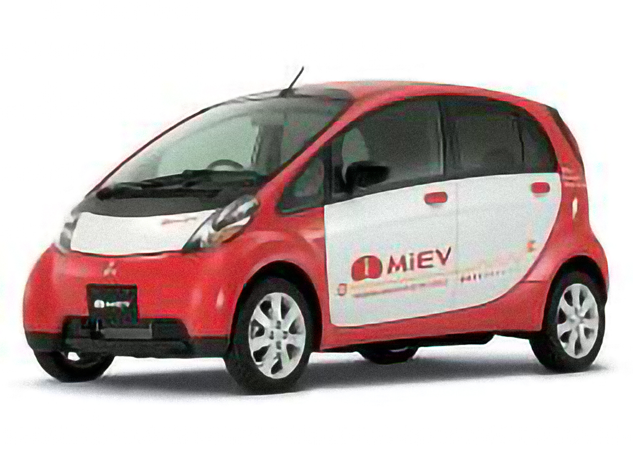 Mitsubishi i-MiEV SE – årsmodell 2012 i bild Bild på Mitsubishi i-MiEV SE – årsmodell 2012