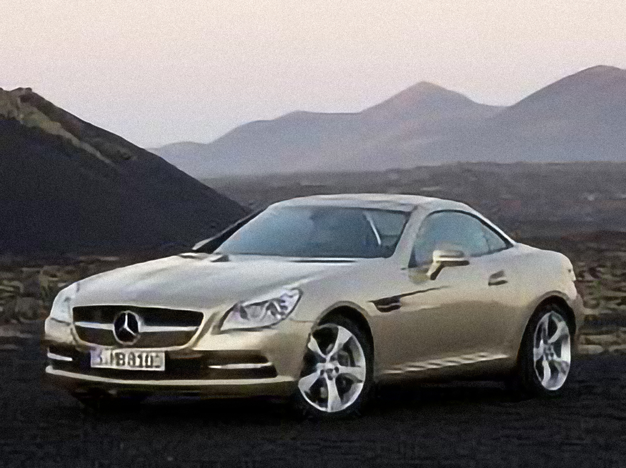 Mercedes-Benz SLK-Class SLK350 2dr Convertible (3.5L 6cyl 7A) – årsmodell 2014 i bild Bild på Mercedes-Benz SLK-Class SLK350 2dr Convertible (3.5L 6cyl 7A) – årsmodell 2014