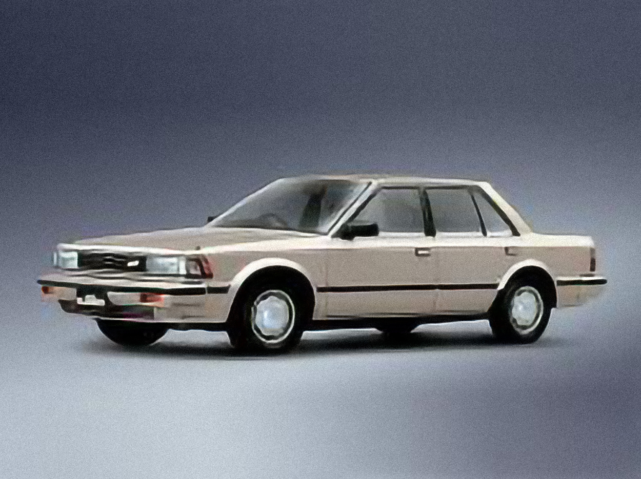 Nissan Bluebird Automatic – årsmodell 1984 i bild Bild på Nissan Bluebird Automatic – årsmodell 1984