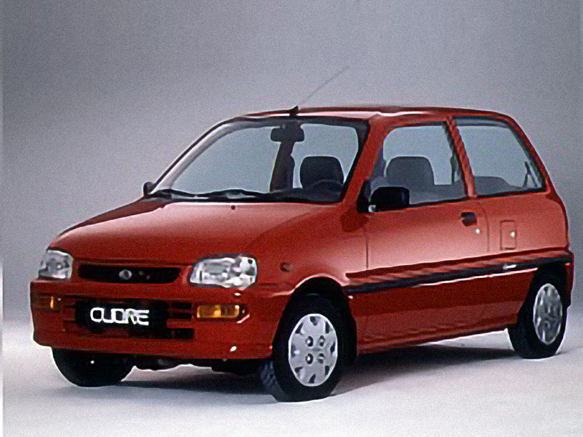 Daihatsu Cuore – årsmodell 1999 i bild Bild på Daihatsu Cuore – årsmodell 1999