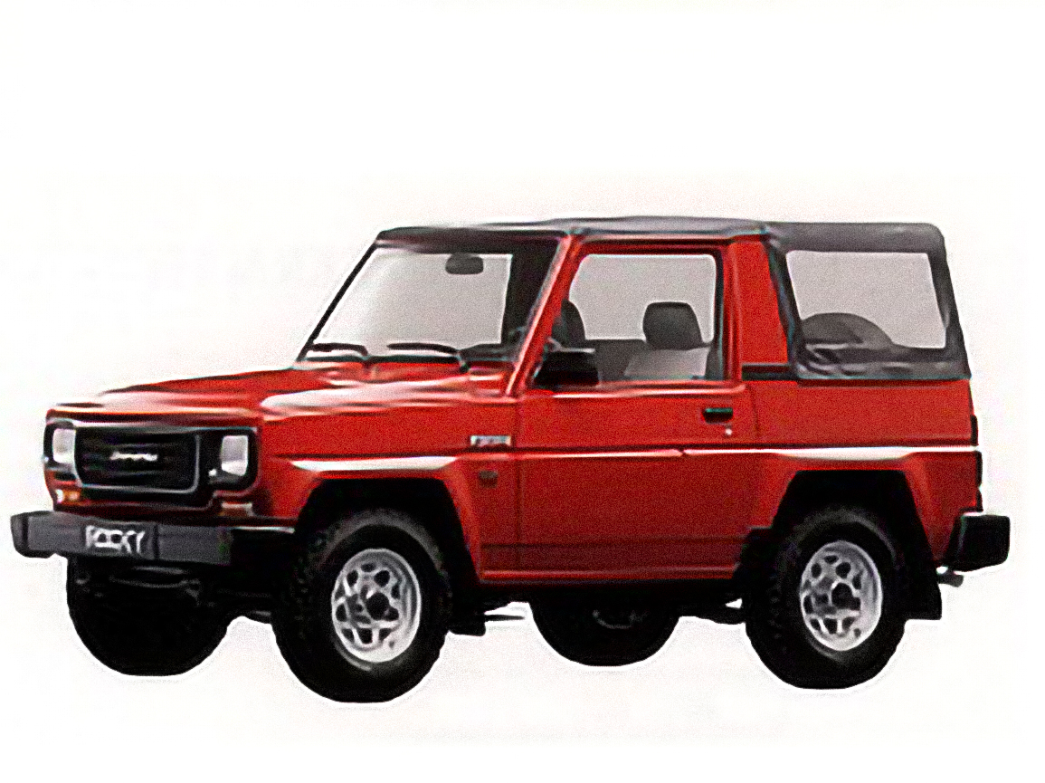 Daihatsu Rocky – årsmodell 2000 i bild Bild på Daihatsu Rocky – årsmodell 2000