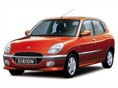 Daihatsu Sirion – årsmodell 2002 i bild Bild på Daihatsu Sirion – årsmodell 2002