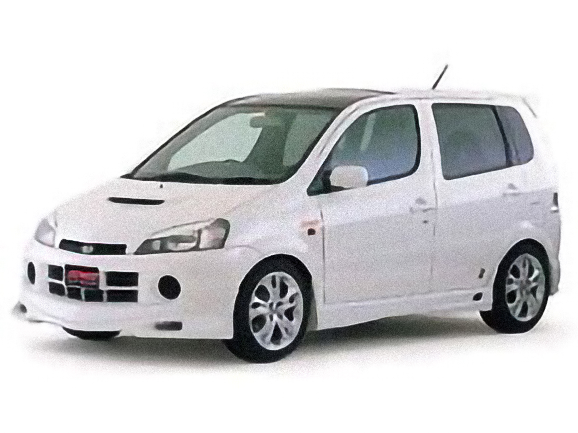 Daihatsu YRV 1.3 GTti – årsmodell 2005 i bild Bild på Daihatsu YRV 1.3 GTti – årsmodell 2005