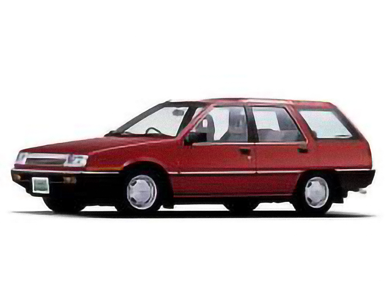 Mitsubishi Lancer Break – årsmodell 1987 i bild Bild på Mitsubishi Lancer Break – årsmodell 1987