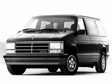 Dodge Caravan 3.3 – årsmodell 1990 i bild Bild på Dodge Caravan 3.3 – årsmodell 1990