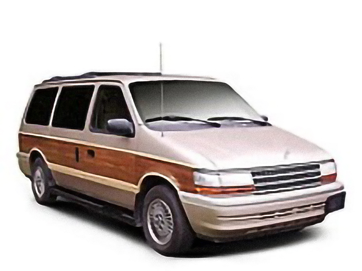Dodge Caravan – årsmodell 1991 i bild Bild på Dodge Caravan – årsmodell 1991