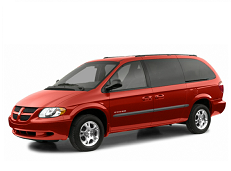 Dodge Caravan SXT – årsmodell 2005 i bild Bild på Dodge Caravan SXT – årsmodell 2005