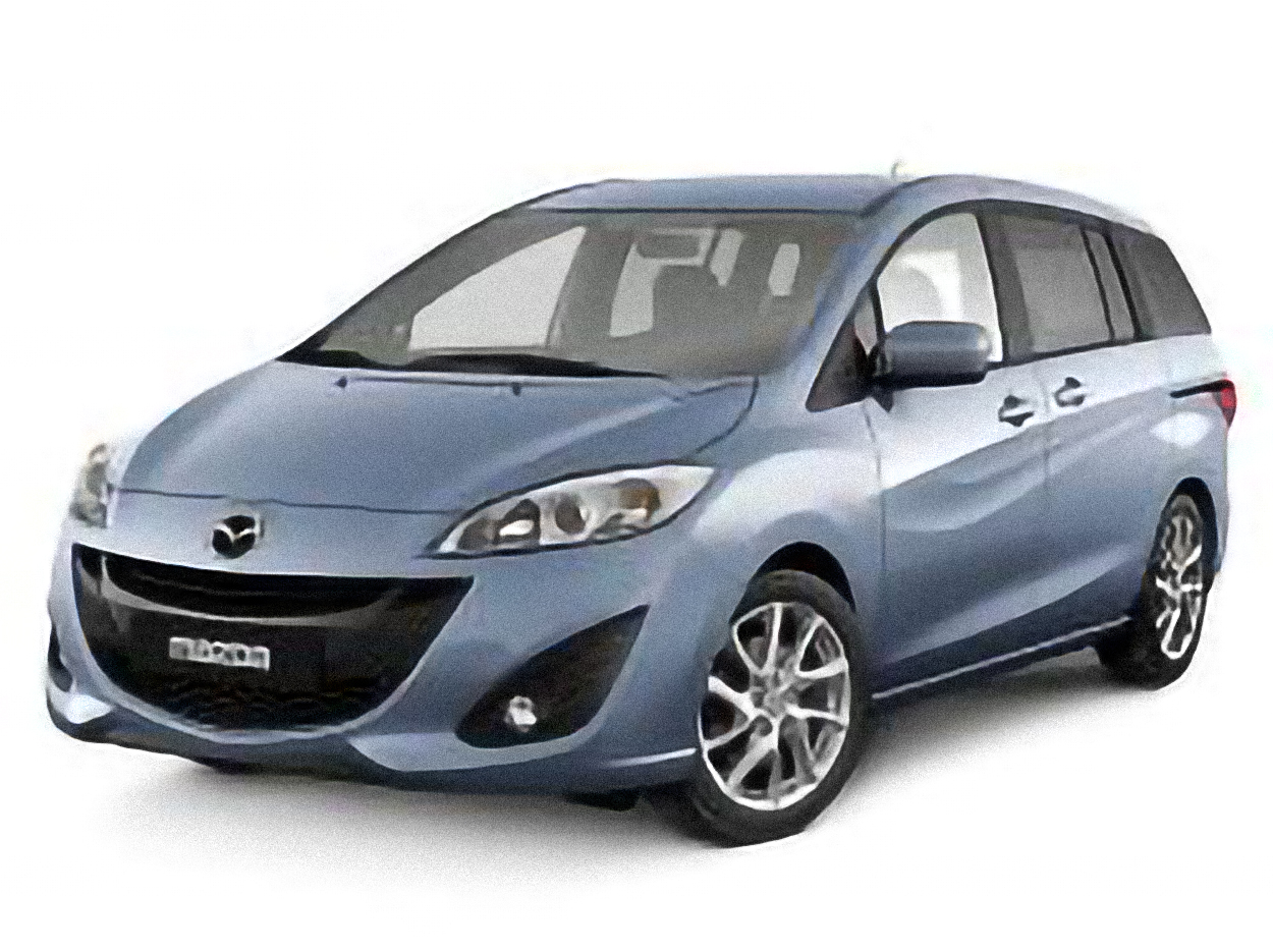 Mazda Mazda5 Touring 4dr Minivan (2.5L 4cyl 5A) – årsmodell 2018 i bild Bild på Mazda Mazda5 Touring 4dr Minivan (2.5L 4cyl 5A) – årsmodell 2018