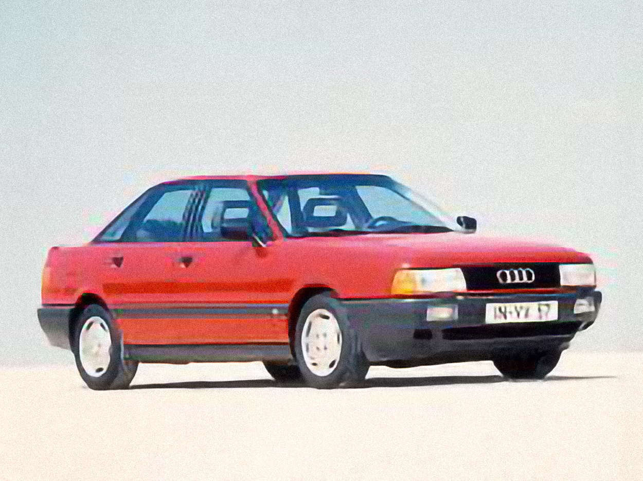 Audi 80 1.9 D – årsmodell 1989 i bild Bild på Audi 80 1.9 D – årsmodell 1989