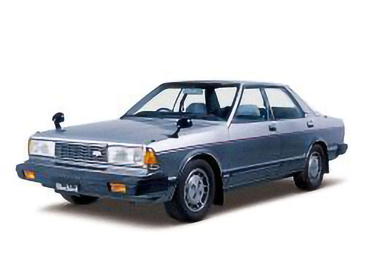 Nissan Bluebird 910 – årsmodell 1982 i bild Bild på Nissan Bluebird 910 – årsmodell 1982