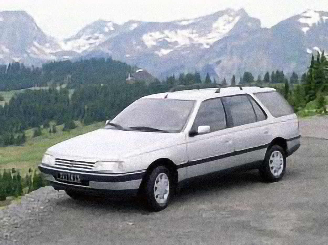Peugeot 405 Break 1.9 – årsmodell 1992 i bild Bild på Peugeot 405 Break 1.9 – årsmodell 1992