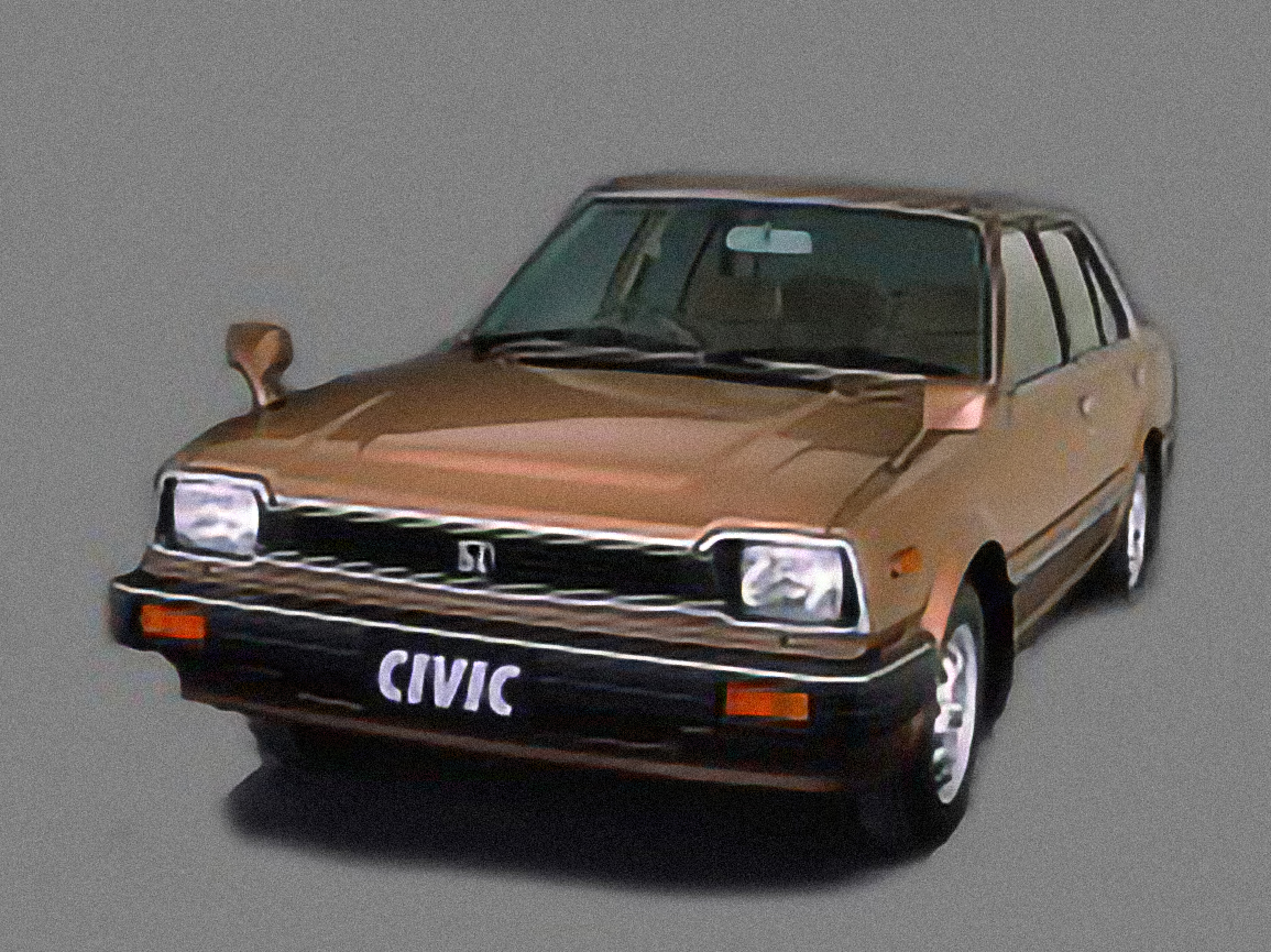 Honda Civic – årsmodell 1980 i bild Bild på Honda Civic – årsmodell 1980