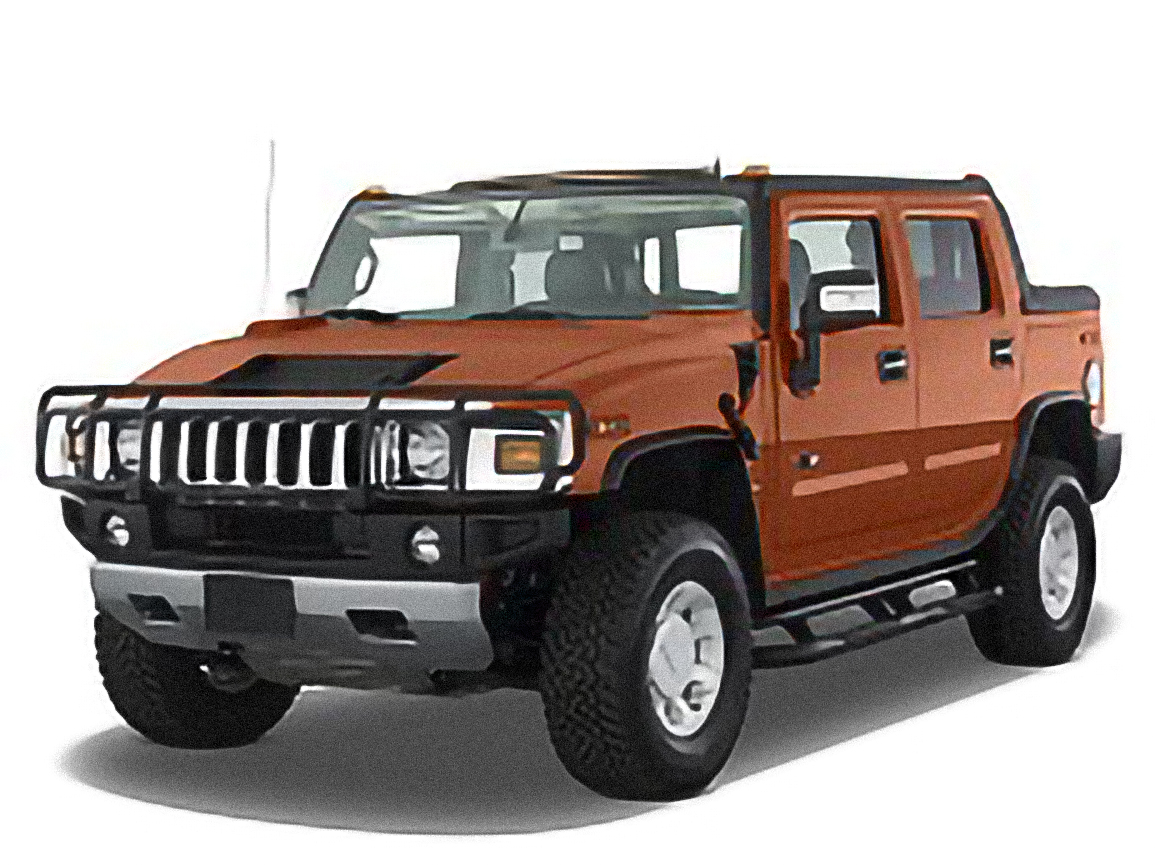 Hummer H2 SUT – årsmodell 2009 i bild Bild på Hummer H2 SUT – årsmodell 2009