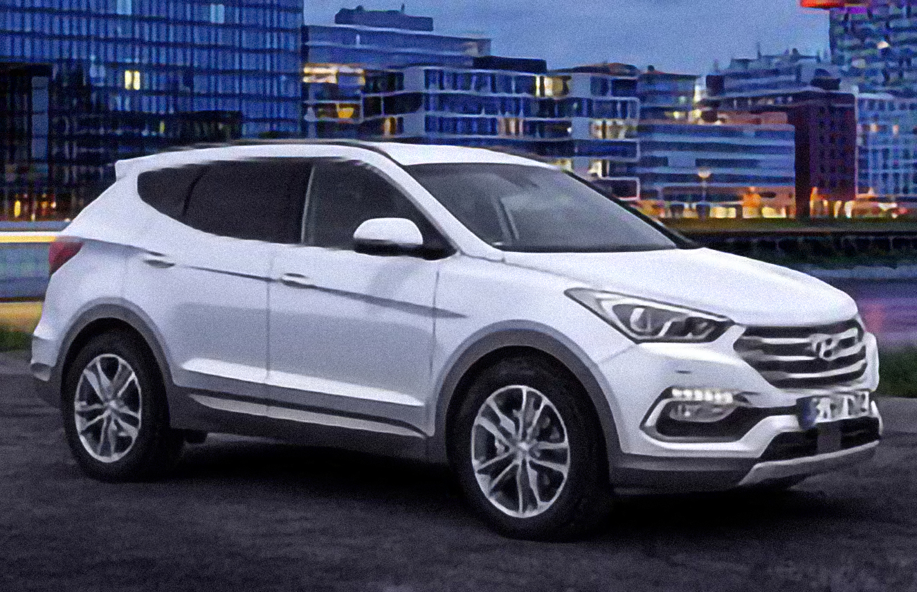 Hyundai Santa Fe 2.2 CRDi – årsmodell 2012 i bild Bild på Hyundai Santa Fe 2.2 CRDi – årsmodell 2012