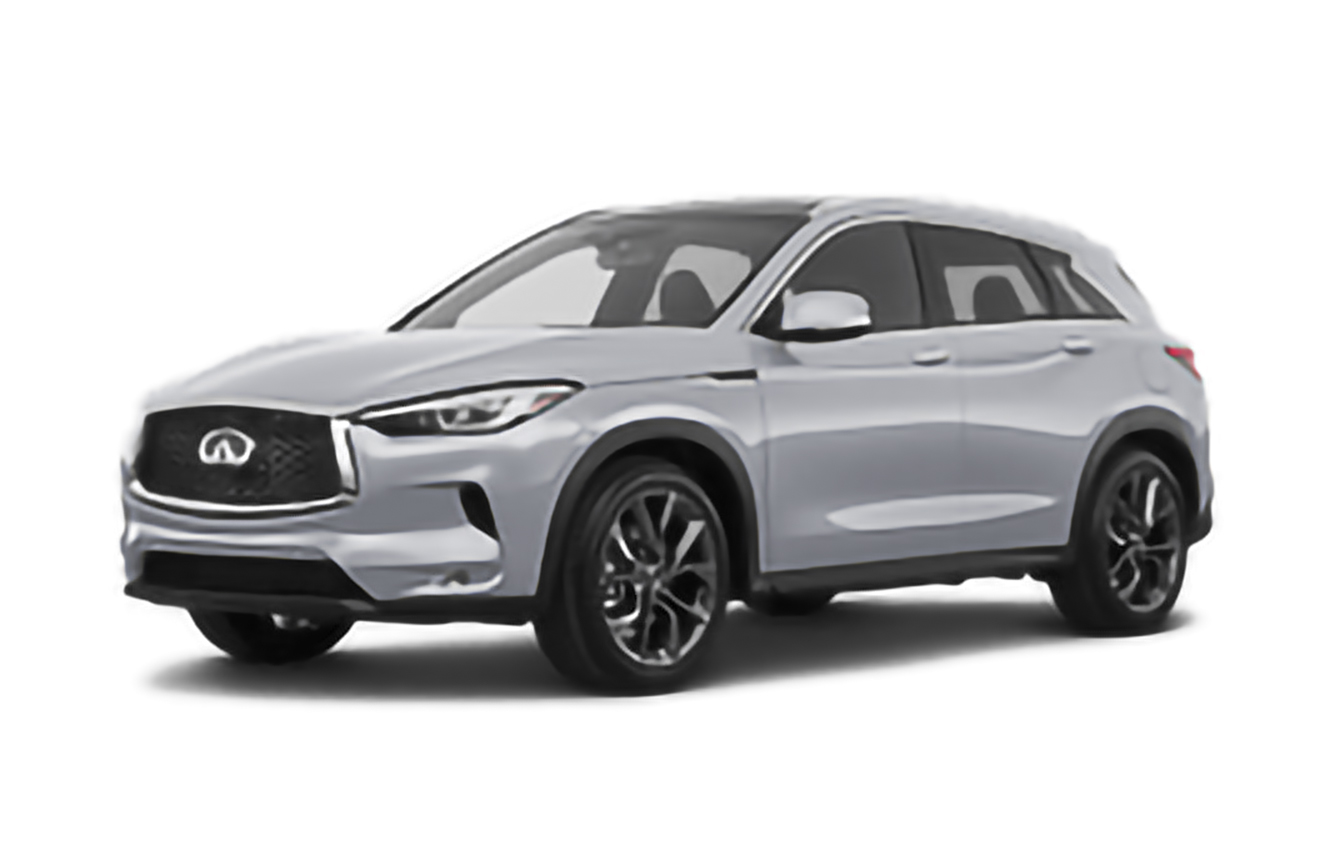 Infiniti QX50 4dr SUV (3.7L 6cyl 7A) – årsmodell 2021 i bild Bild på Infiniti QX50 4dr SUV (3.7L 6cyl 7A) – årsmodell 2021