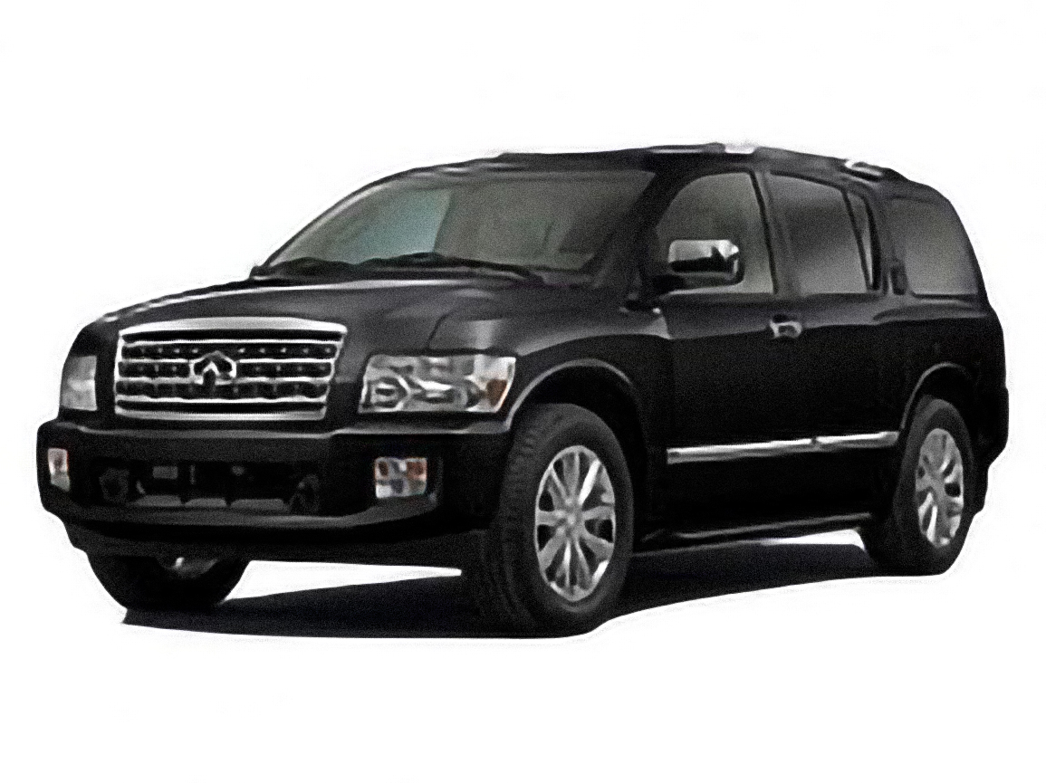 Infiniti QX56 – årsmodell 2008 i bild Bild på Infiniti QX56 – årsmodell 2008