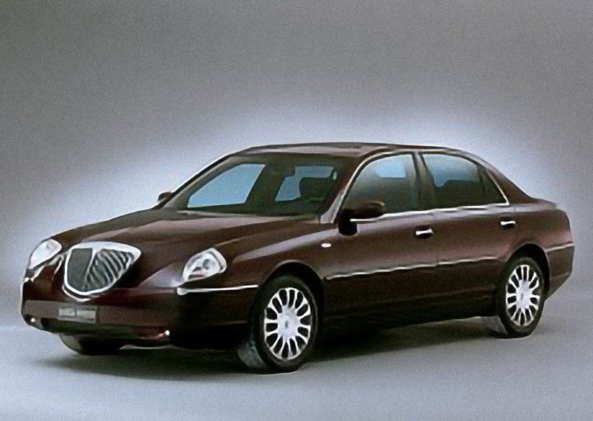 Lancia Thesis 2.0 Turbo Soft Executive – årsmodell 2005 i bild Bild på Lancia Thesis 2.0 Turbo Soft Executive – årsmodell 2005