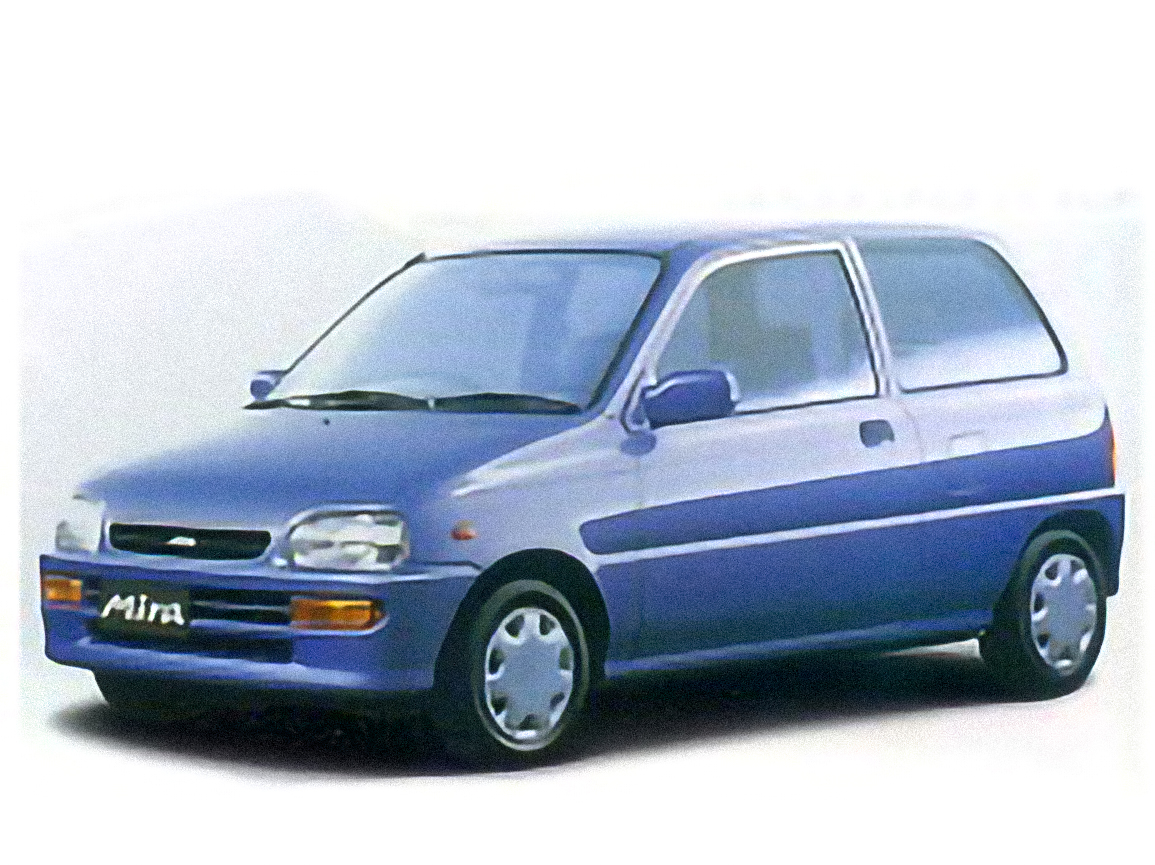Daihatsu Mira – årsmodell 1997 i bild Bild på Daihatsu Mira – årsmodell 1997