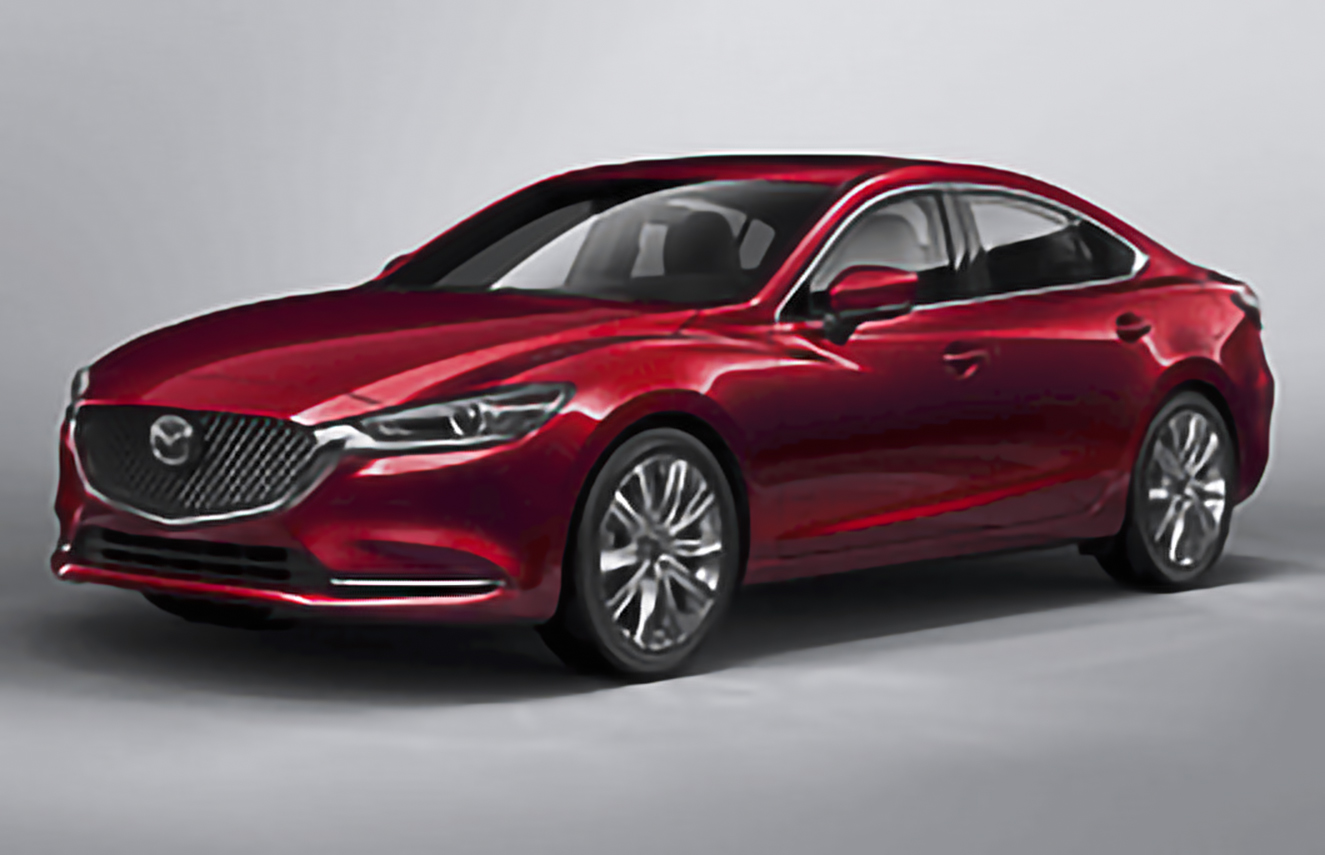 Mazda Mazda6 i Sport 4dr Sedan (2.5L 4cyl 6M) – årsmodell 2021 i bild Bild på Mazda Mazda6 i Sport 4dr Sedan (2.5L 4cyl 6M) – årsmodell 2021