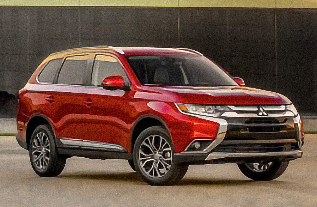 Mitsubishi Outlander SE 4dr SUV (2.4L 4cyl CVT) – årsmodell 2015 i bild Bild på Mitsubishi Outlander SE 4dr SUV (2.4L 4cyl CVT) – årsmodell 2015