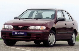 Nissan Almera 2.0 D – årsmodell 1995 i bild Bild på Nissan Almera 2.0 D – årsmodell 1995