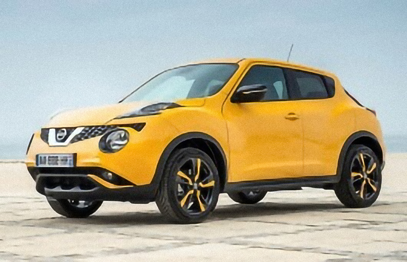 Nissan Juke SV 4dr Hatchback (1.6L 4cyl Turbo CVT) – årsmodell 2021 i bild Bild på Nissan Juke SV 4dr Hatchback (1.6L 4cyl Turbo CVT) – årsmodell 2021