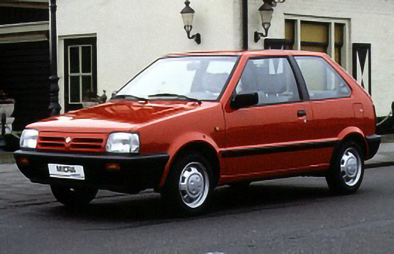 Nissan Micra – årsmodell 1992 i bild Bild på Nissan Micra – årsmodell 1992