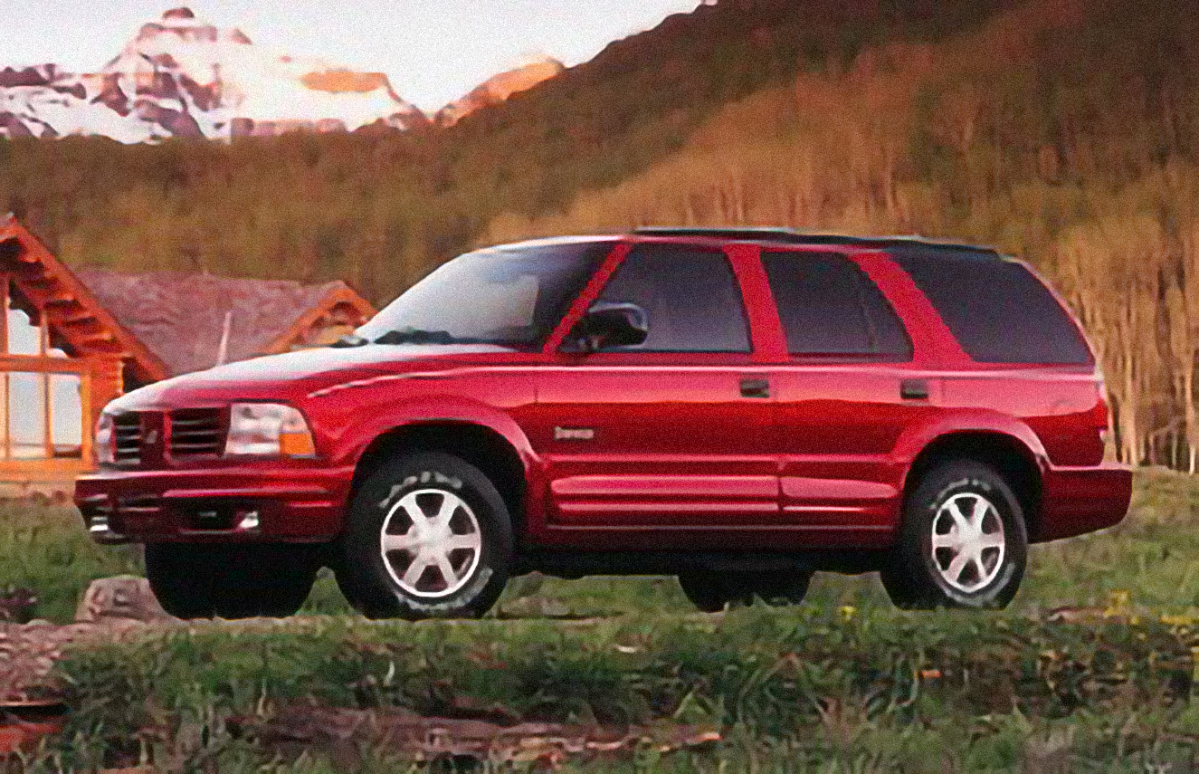 Oldsmobile Bravada – årsmodell 2001 i bild Bild på Oldsmobile Bravada – årsmodell 2001