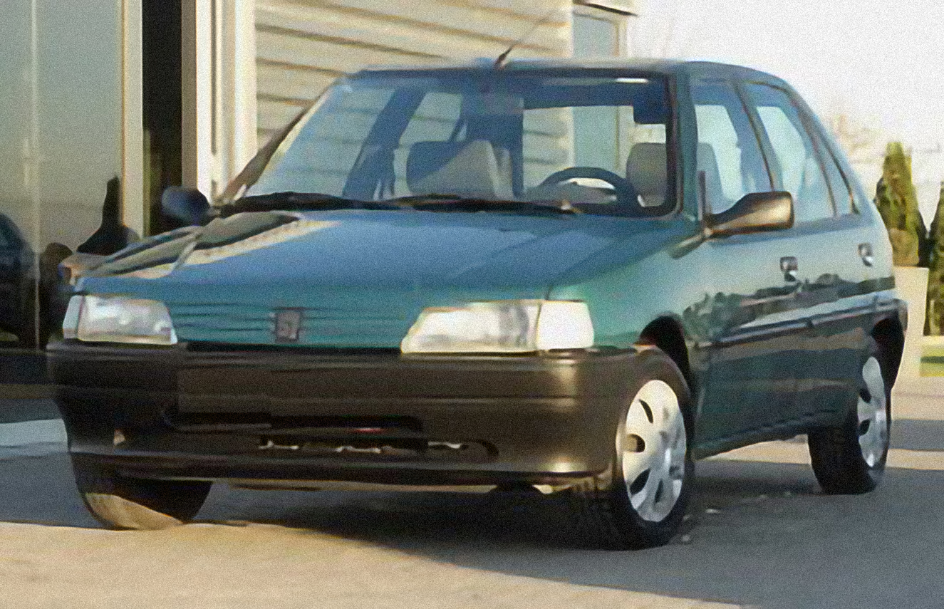 Peugeot 106 XSi – årsmodell 1991 i bild Bild på Peugeot 106 XSi – årsmodell 1991