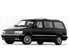 Plymouth Voyager – årsmodell 1992 i bild Bild på Plymouth Voyager – årsmodell 1992