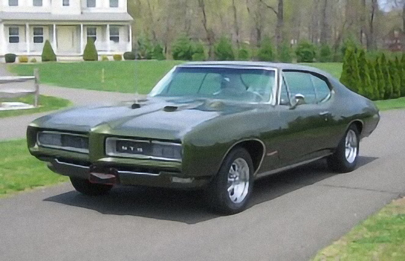 Pontiac GTO Ram Air V – årsmodell 1969 i bild Bild på Pontiac GTO Ram Air V – årsmodell 1969