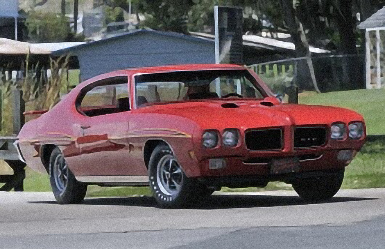 Pontiac GTO 455 – årsmodell 1970 i bild Bild på Pontiac GTO 455 – årsmodell 1970