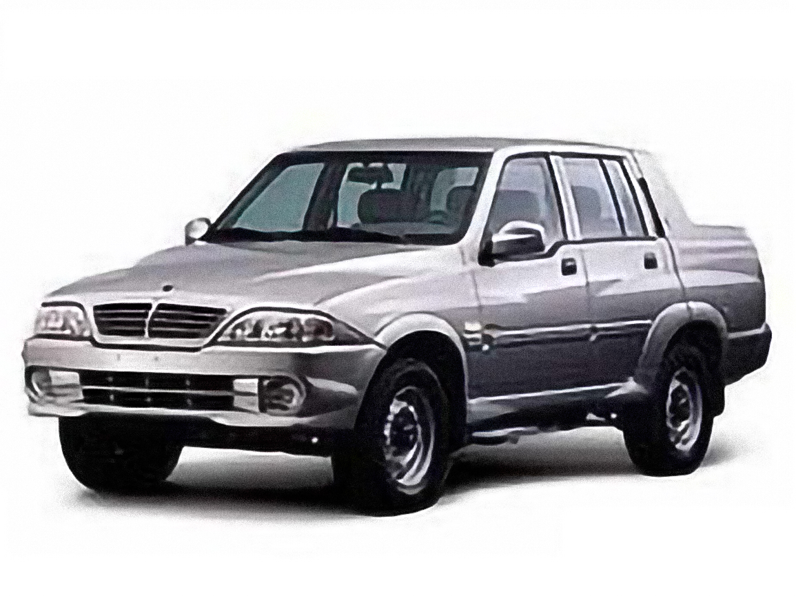 SsangYong Musso E 2.3 – årsmodell 2000 i bild Bild på SsangYong Musso E 2.3 – årsmodell 2000