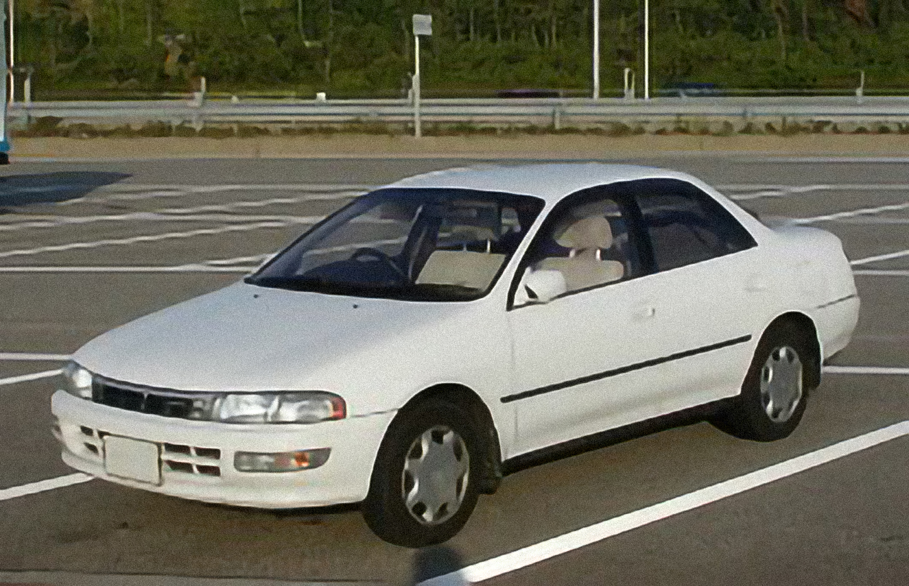 Toyota Carina 2.0 D Sedan – årsmodell 1992 i bild Bild på Toyota Carina 2.0 D Sedan – årsmodell 1992
