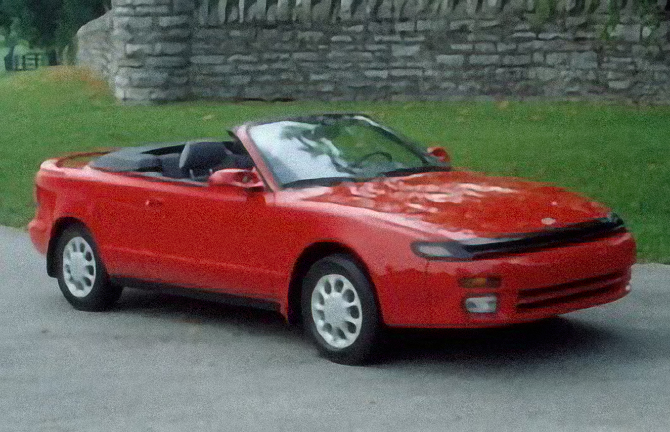 Toyota Celica GT – årsmodell 1989 i bild Bild på Toyota Celica GT – årsmodell 1989