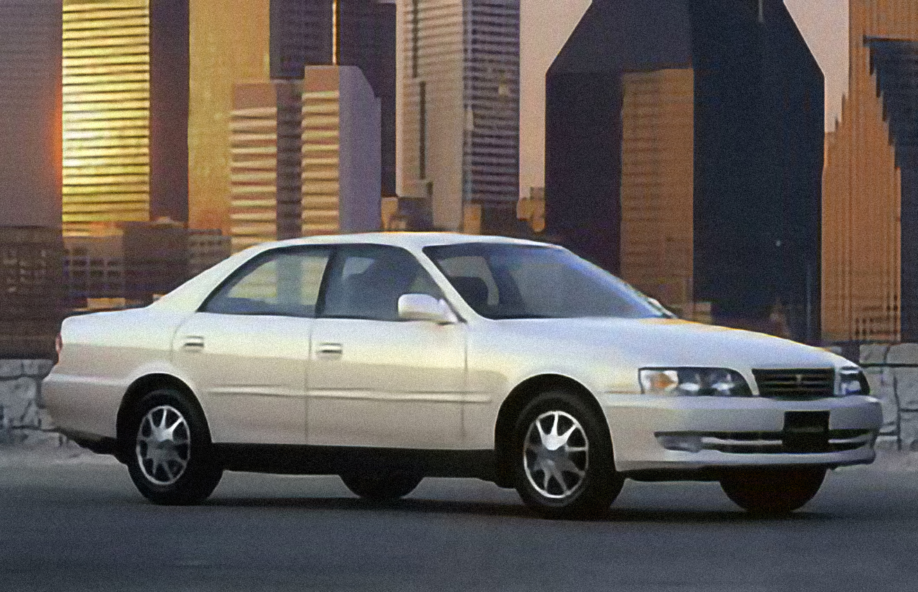 Toyota Chaser – årsmodell 1996 i bild Bild på Toyota Chaser – årsmodell 1996