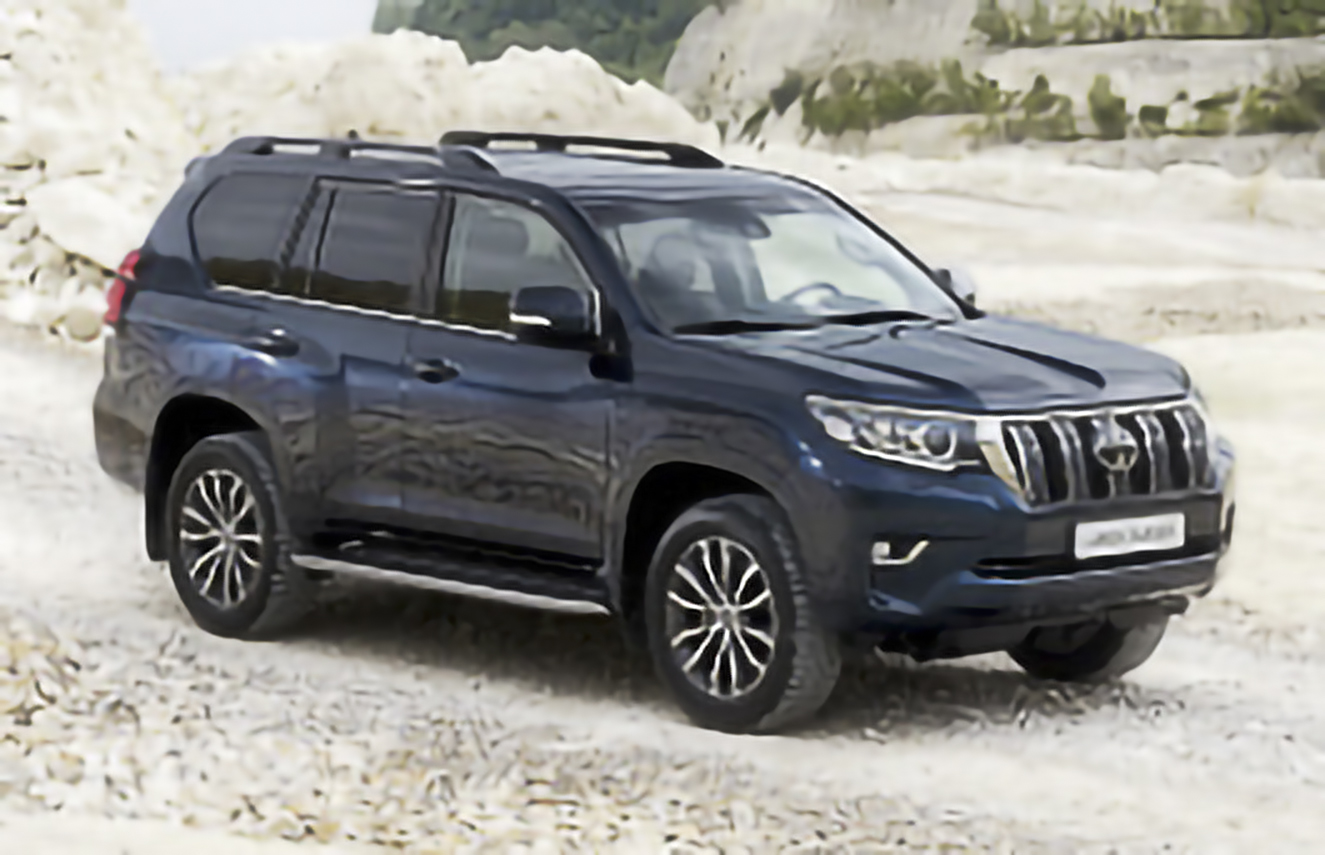 Toyota Land Cruiser 4dr SUV 4WD (5.7L 8cyl 6A) – årsmodell 2021 i bild Bild på Toyota Land Cruiser 4dr SUV 4WD (5.7L 8cyl 6A) – årsmodell 2021