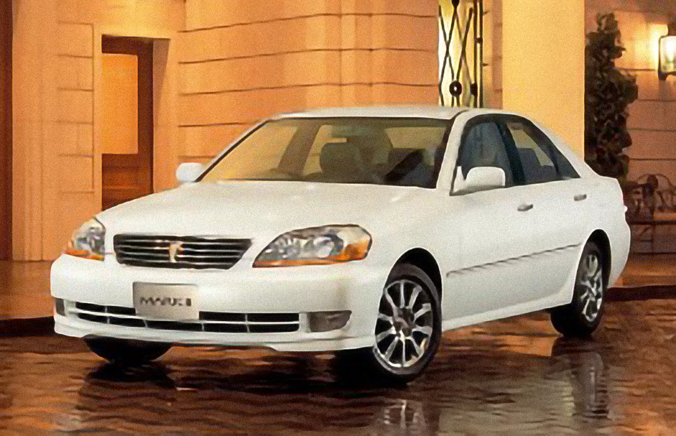 Toyota Mark II – årsmodell 2005 i bild Bild på Toyota Mark II – årsmodell 2005