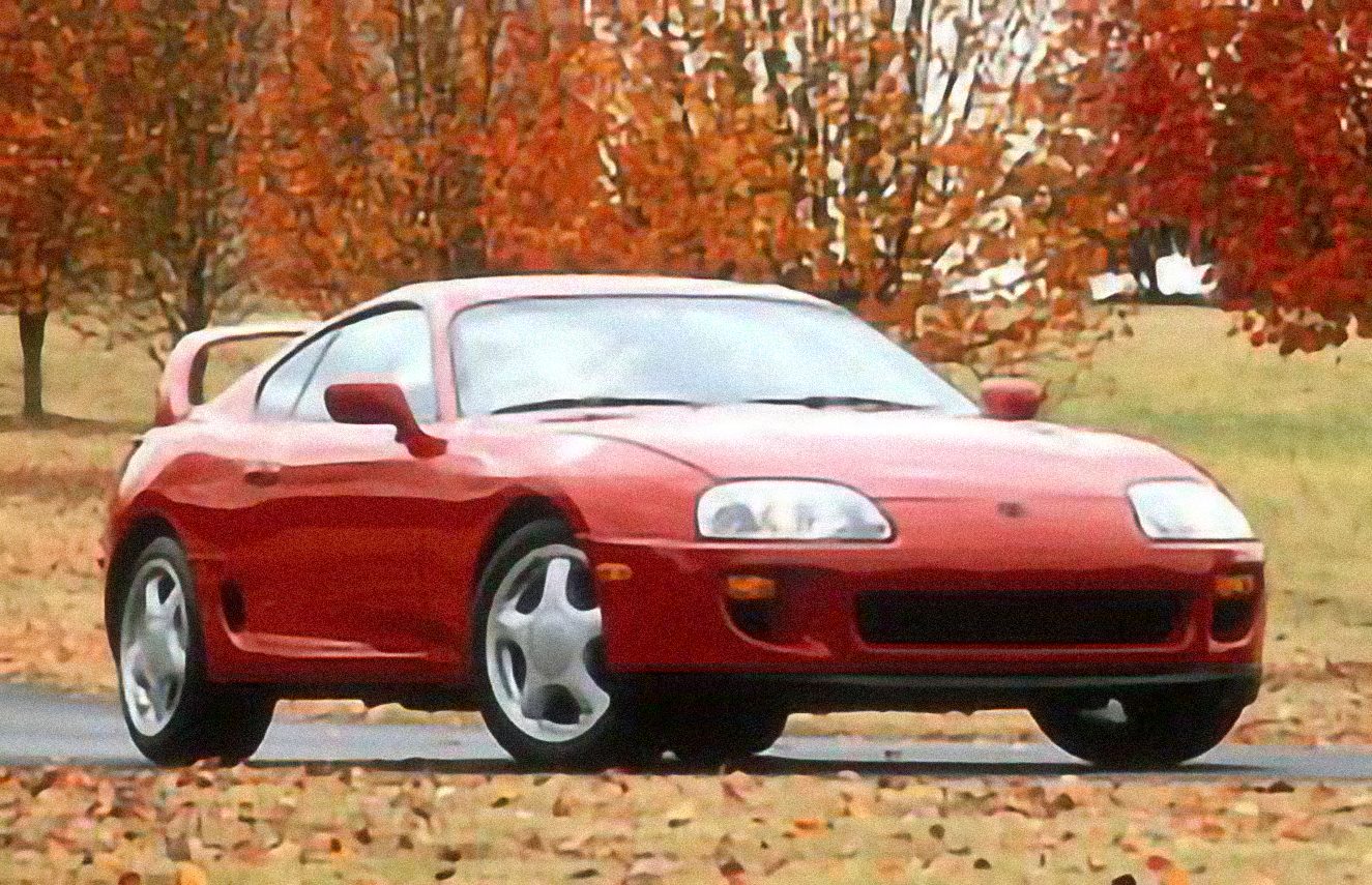 Toyota Supra – årsmodell 1997 i bild Bild på Toyota Supra – årsmodell 1997