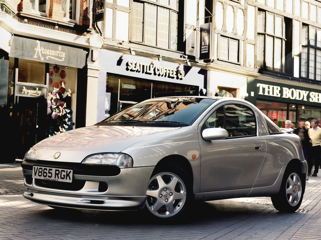 Vauxhall Tigra – årsmodell 1994 i bild Bild på Vauxhall Tigra – årsmodell 1994