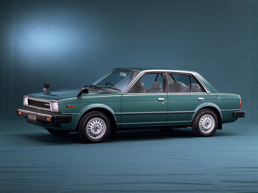Honda Ballade Automatic – årsmodell 1982 i bild Bild på Honda Ballade Automatic – årsmodell 1982